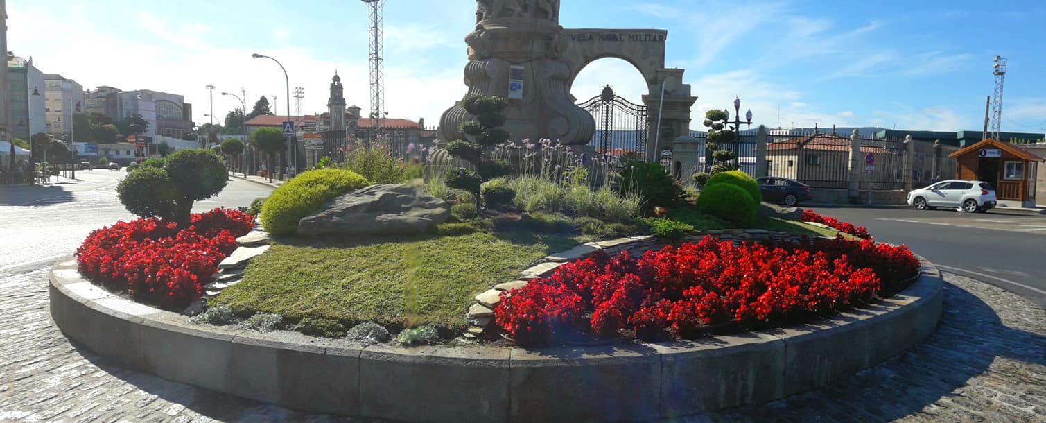 jardín plaza de españa marin