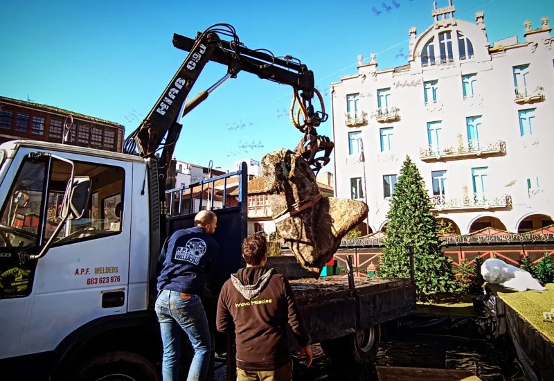 trabajo jardineria plaza de la herrería